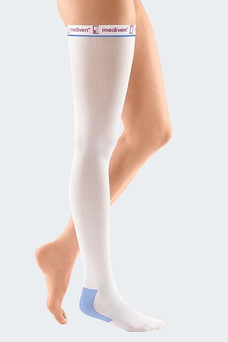MEDI 8060102 MEDIVEN THROMBEXIN 18 THIGH LENGTH , Blue-white