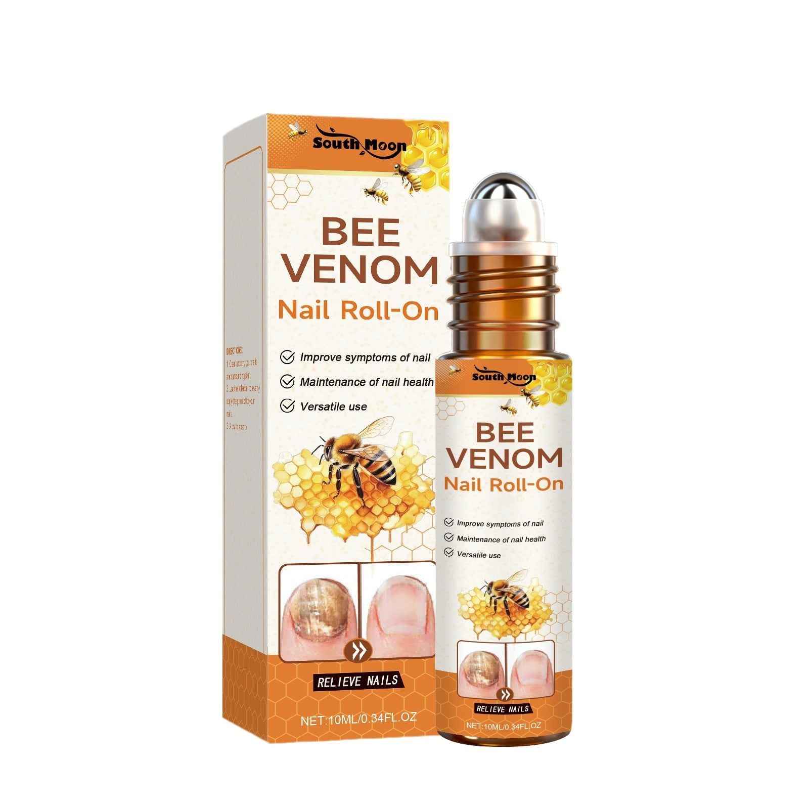 Bee Venom Nail Care Ball, Fungal Removal, Strengthen & Shine ,10ml