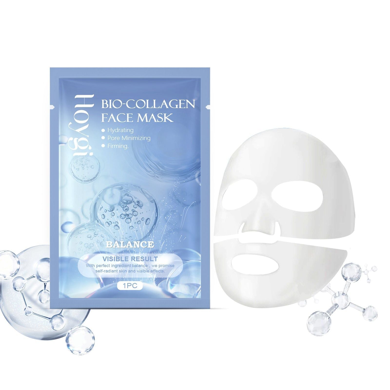 Collagen Hydrating Mask, Moisturizing, Refreshing Skin Care, Anti-Aging, Glow ,1pcs