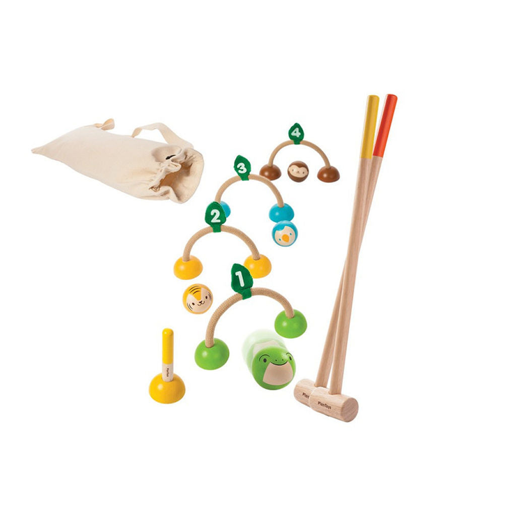 PlanToys Croquet — Wooden Garden Game