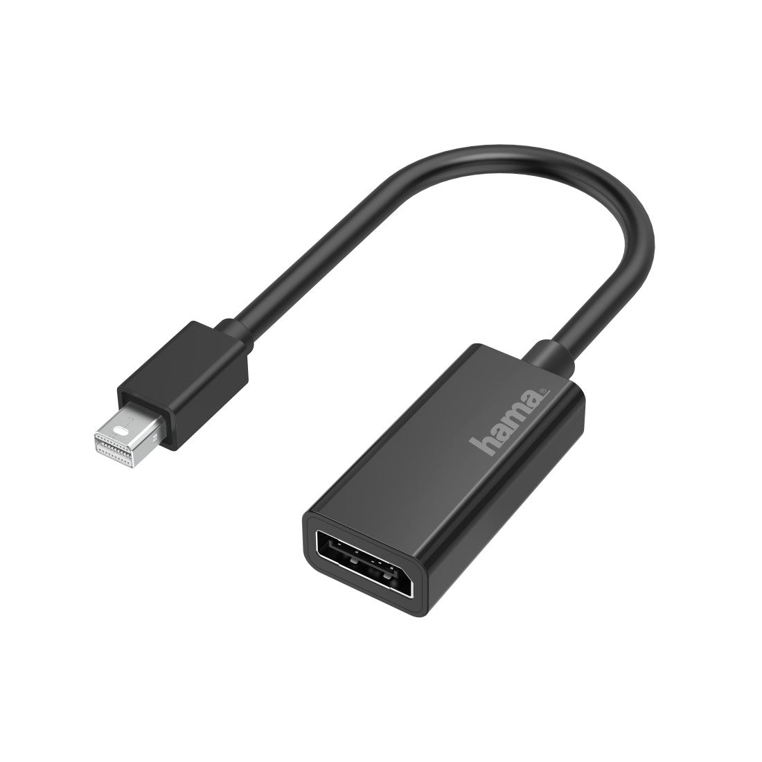 HAMA 200331 Video Adapter, Mini DisplayPort Plug - DisplayPort Socket, Ultra-HD 4K