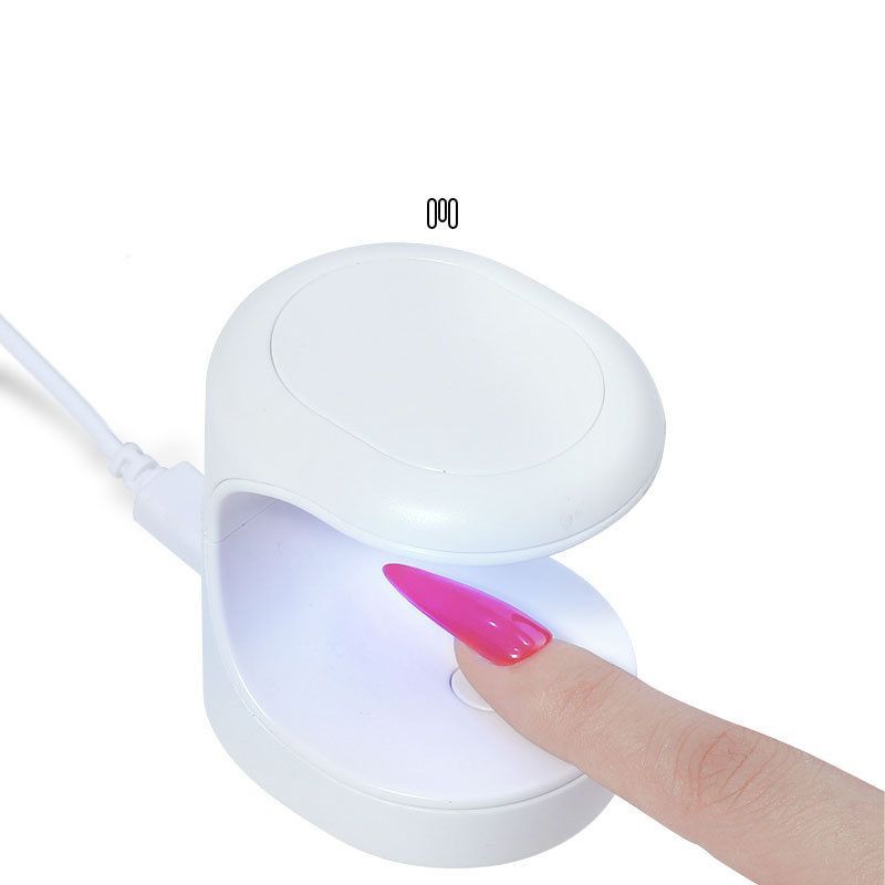 Mini Single Finger Nail Dryers UV LED Lamp for Nails USB Portable Home Use