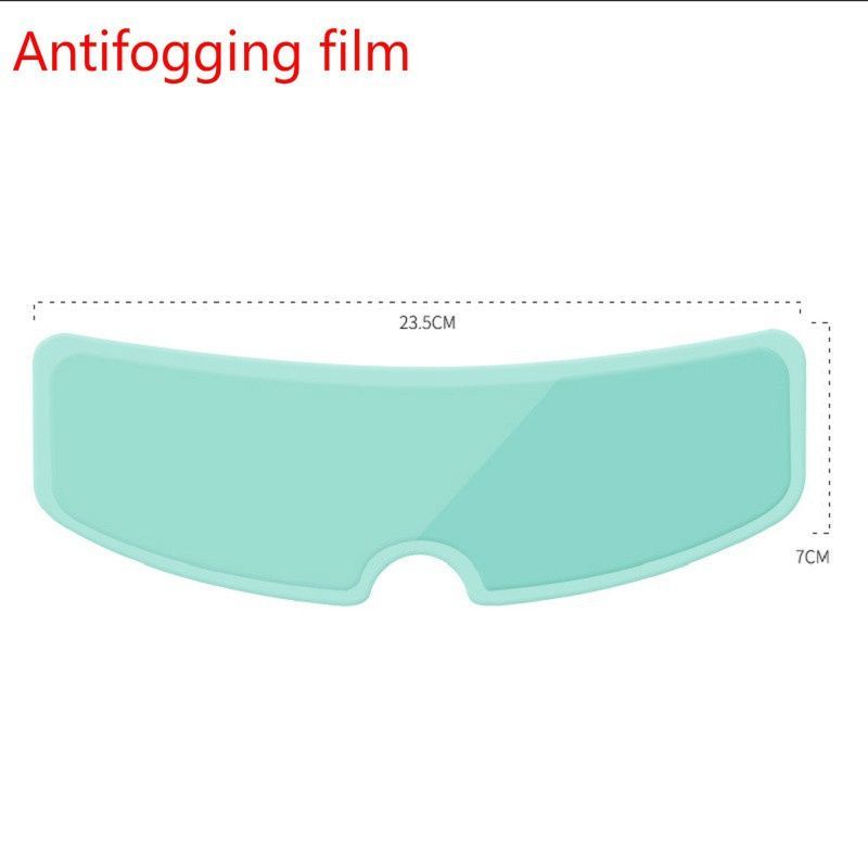 2 Pack Rainproof Aniti Fog Visor Helmet Film Universal Motorcycle Helmet Lens Patch Screen