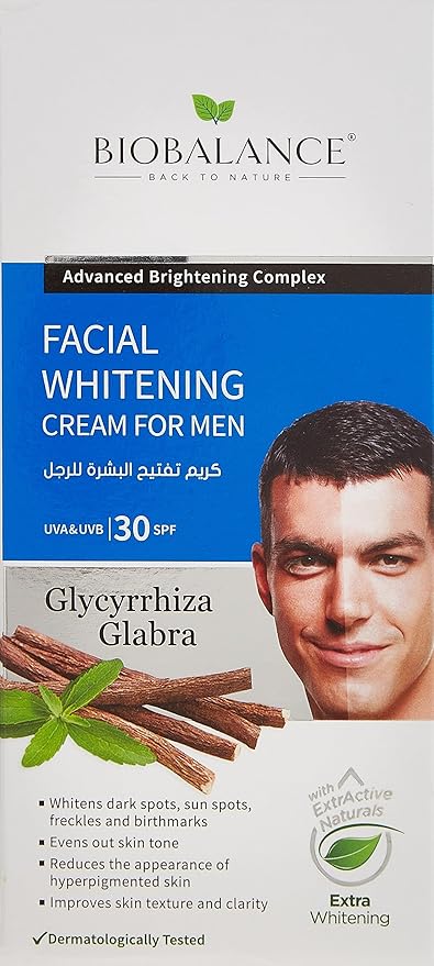 Biobalance Facial Whitening Cream For Men 60Ml