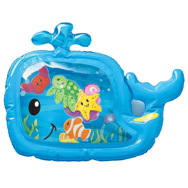 Infantino Sensory Whale Pat & Play Water Mat – Baby Tummy Time Toy