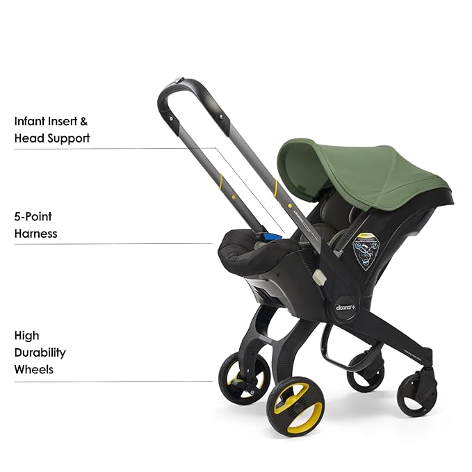 Doona+ Car Seat & Stroller - Desert Green