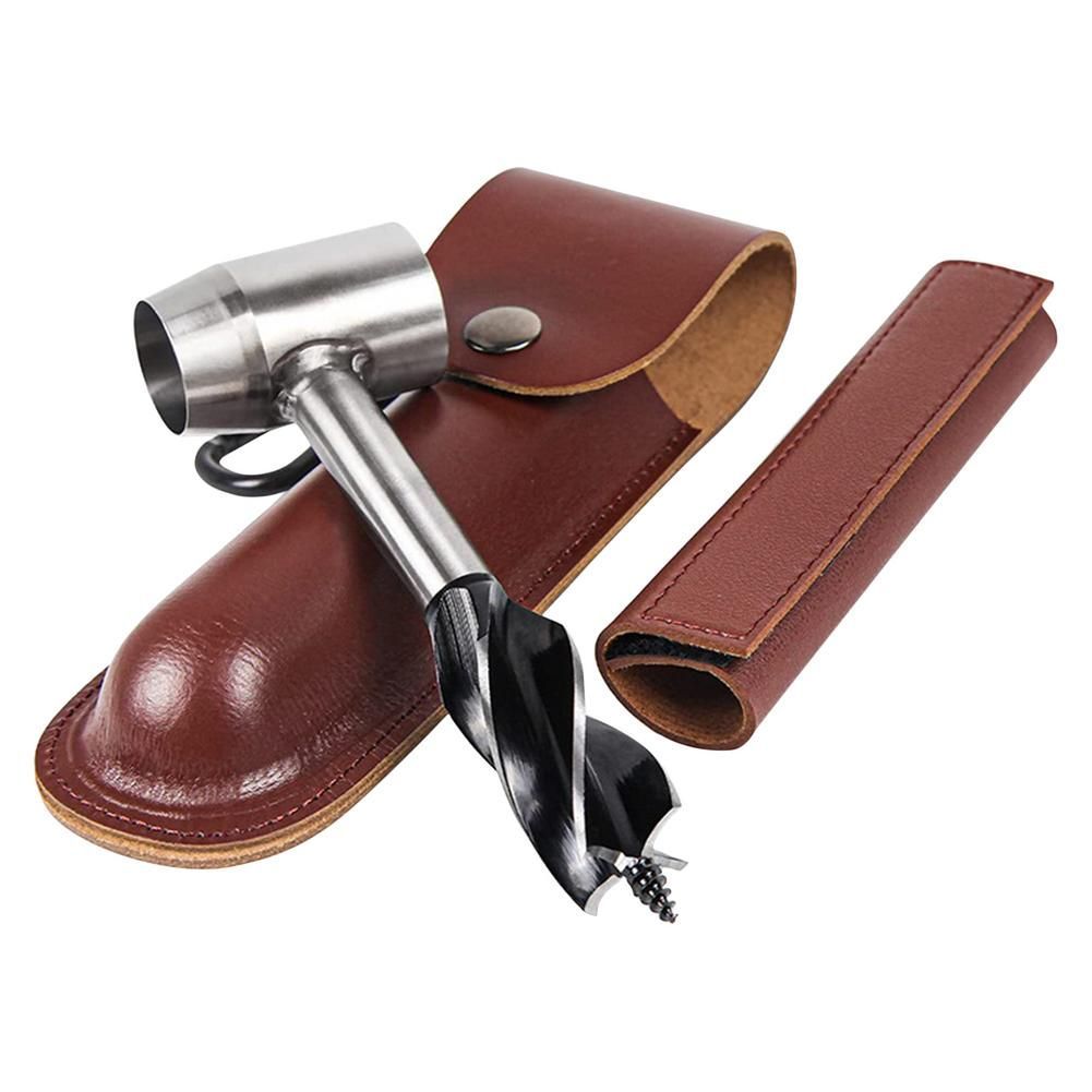 Manual Auger Drill Bushcraft Survival Tool Hand Auger Settlers Wrench For Backpacking