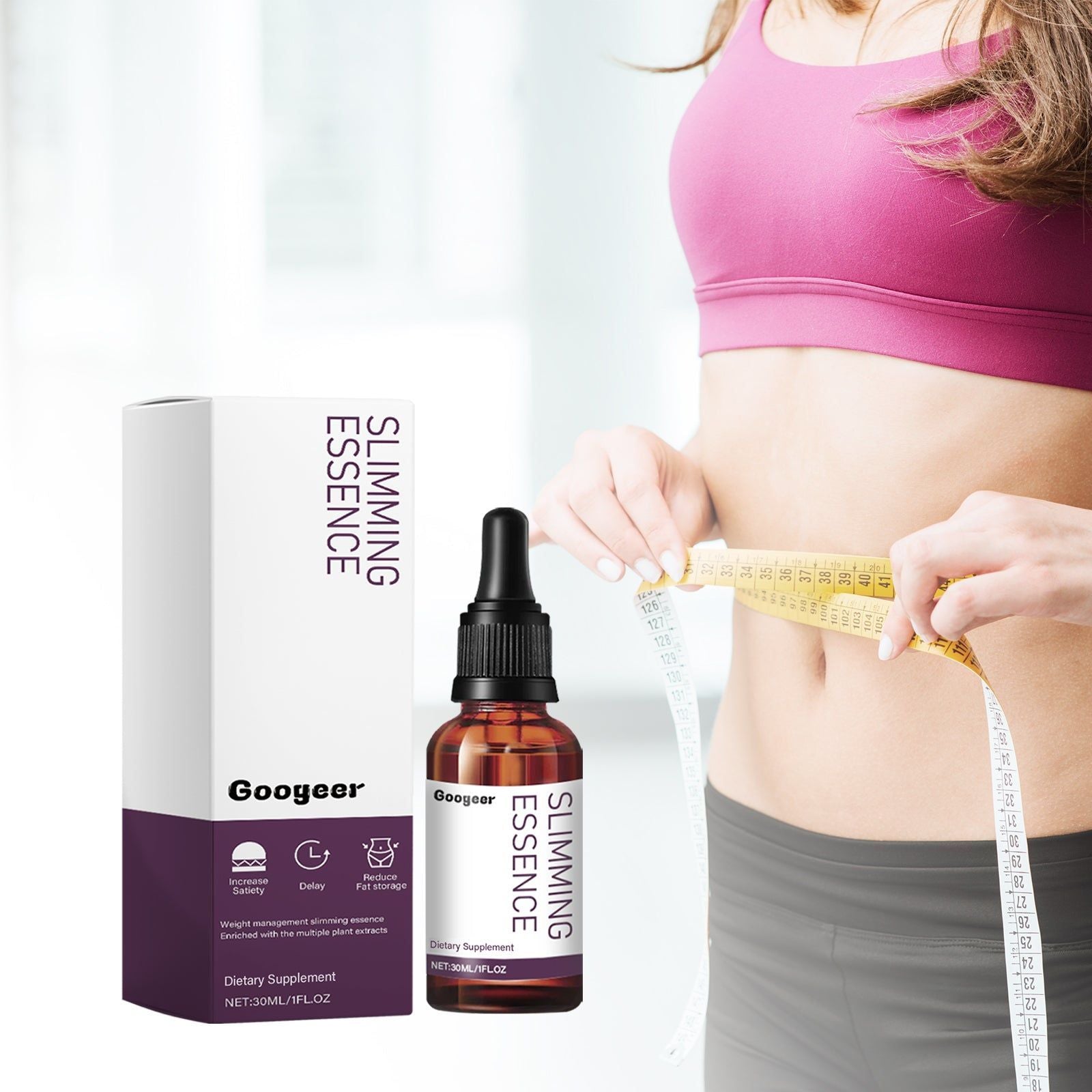 Body Shaping Essence, Slimming Drops for Toning, Fat Burn, and Curves ,30ml