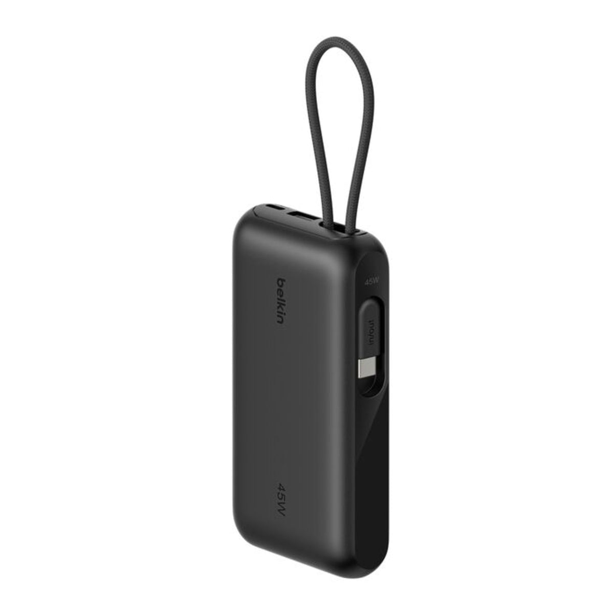Belkin 10K Power Bank with Integrated USB-C Cable and Digital Display, 45W