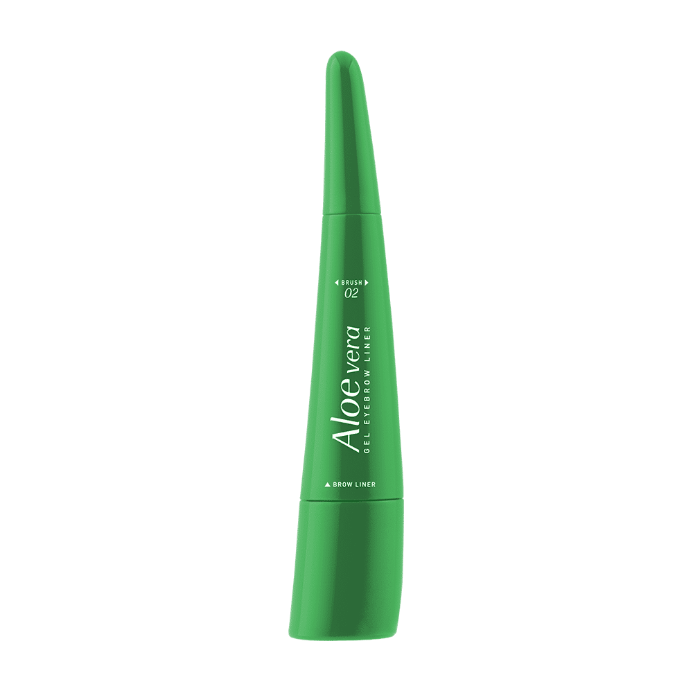 Aloe Vera Gel Eyebrow Liner 0.6g Baby Bright (M) 02 Dark Brown Clay