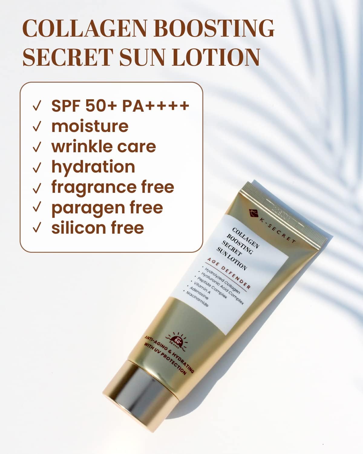 K-SECRET Collagen Boosting Secret Sun Lotion