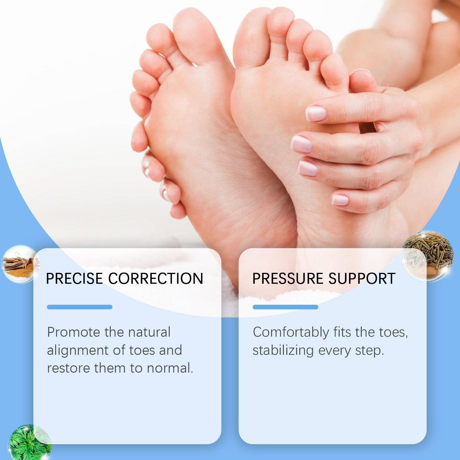 Relief for Toe Joints, Foot Care Patch, Natural Pain Relief, Daily Comfort ,10pieces
