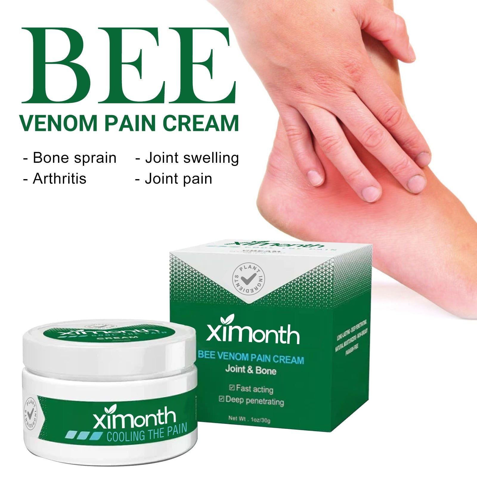 Joint Care Cream for Pain Relief, Arthritis, Tendon & Muscle Recovery ,30g