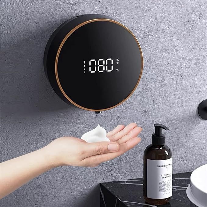 Automatic Soap Dispenser Wall Mount Touchless Soap Dispenser With LED Temperature Display