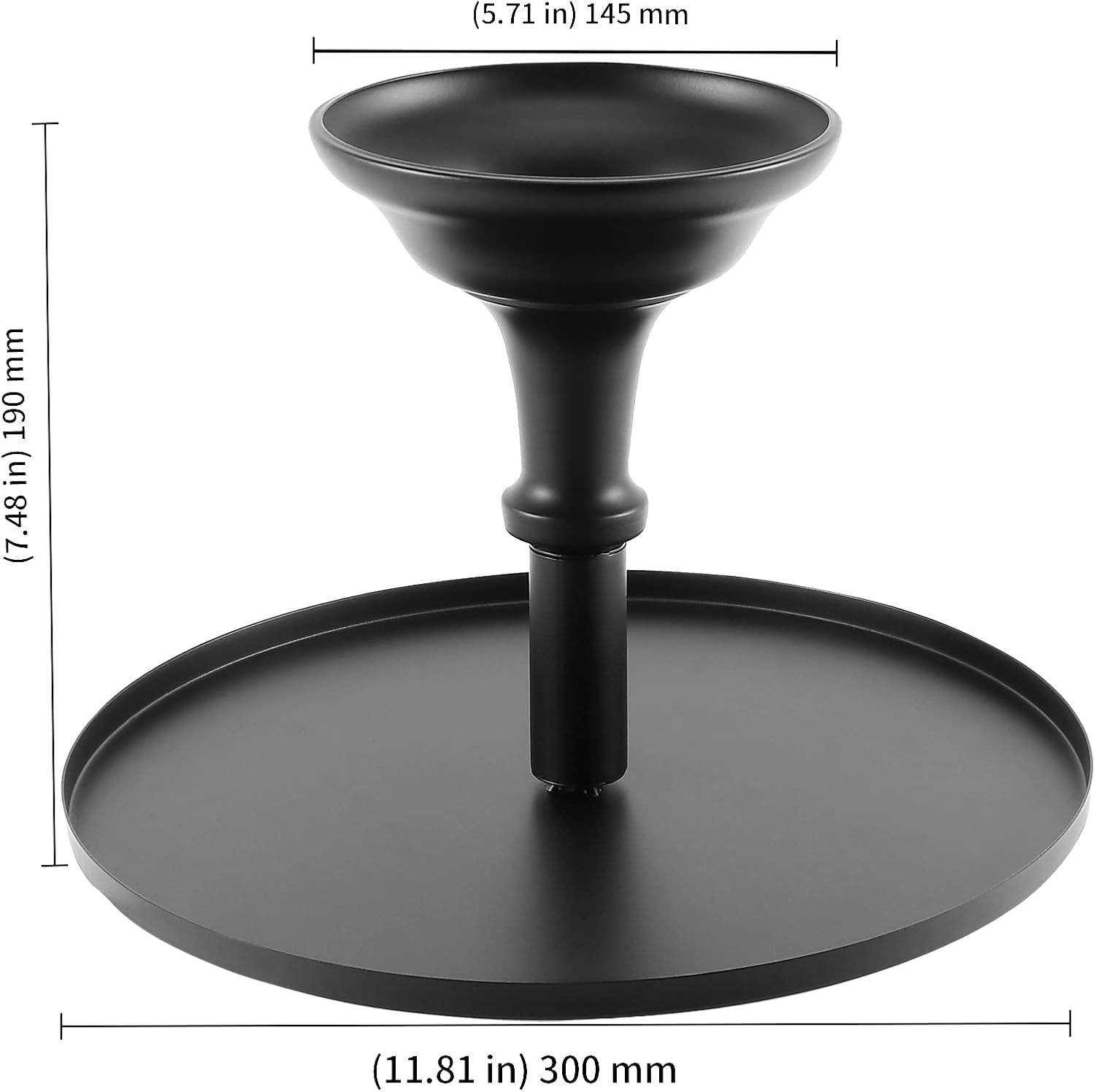 12 Inch Cake Stand Adjustable Cake Holder Round Iron Cake Display Stand Cupcake Dessert Tray