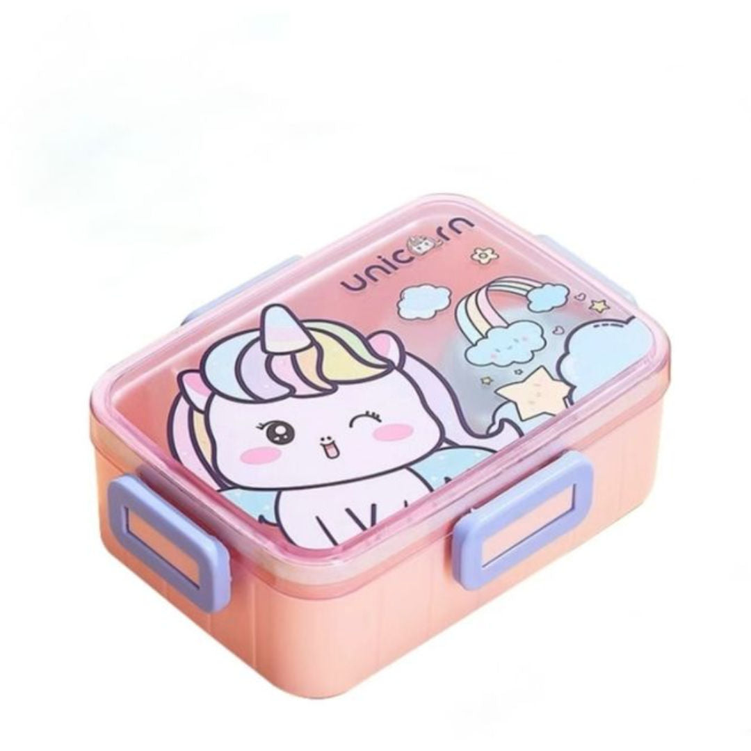 Twisoo Kids Lunch Box Plastic with Spoon, LBP-006