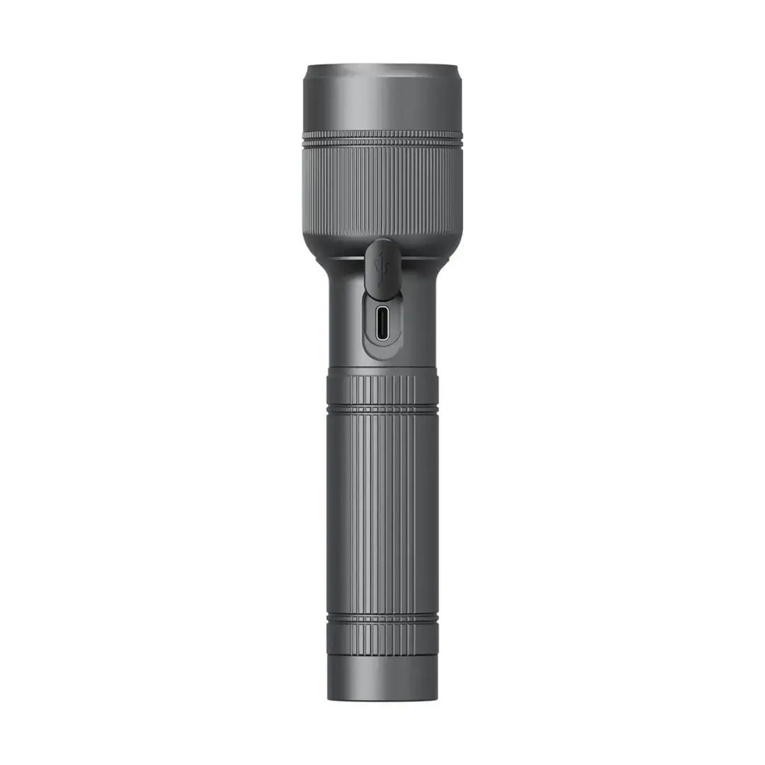 Porodo Lifestyle Lumalite 150 Rechargeable Flashlight, Gray