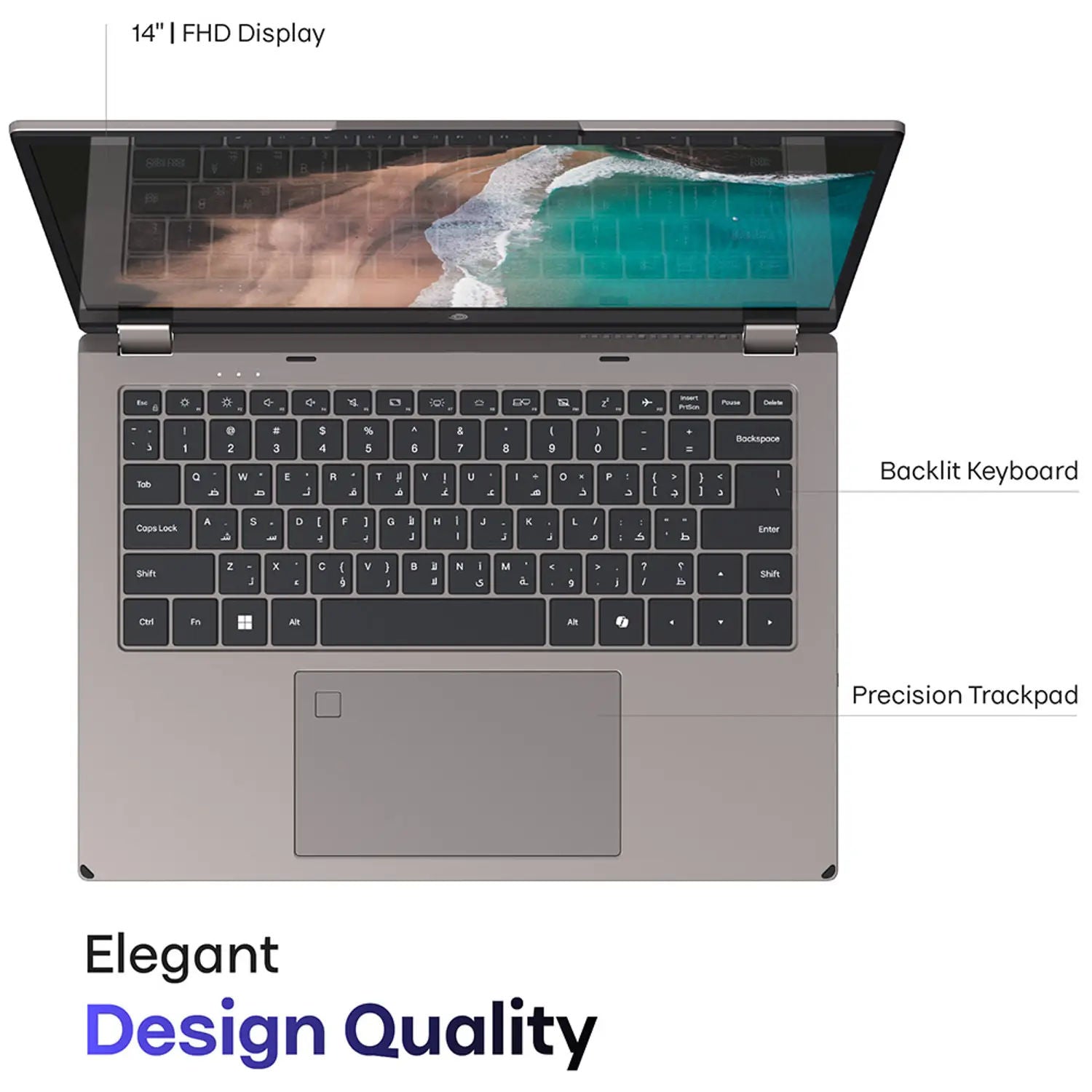 Onsor MOUJ 14 2-in-1 Laptop, 14-Inch Touchscreen Intel Core i5 Convertible Laptop with Smart Pen