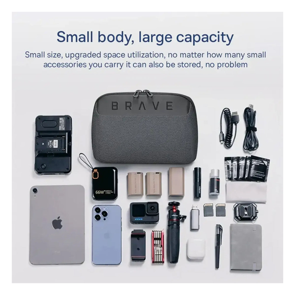 Brave BTP-02 Tech Pouch Organizer