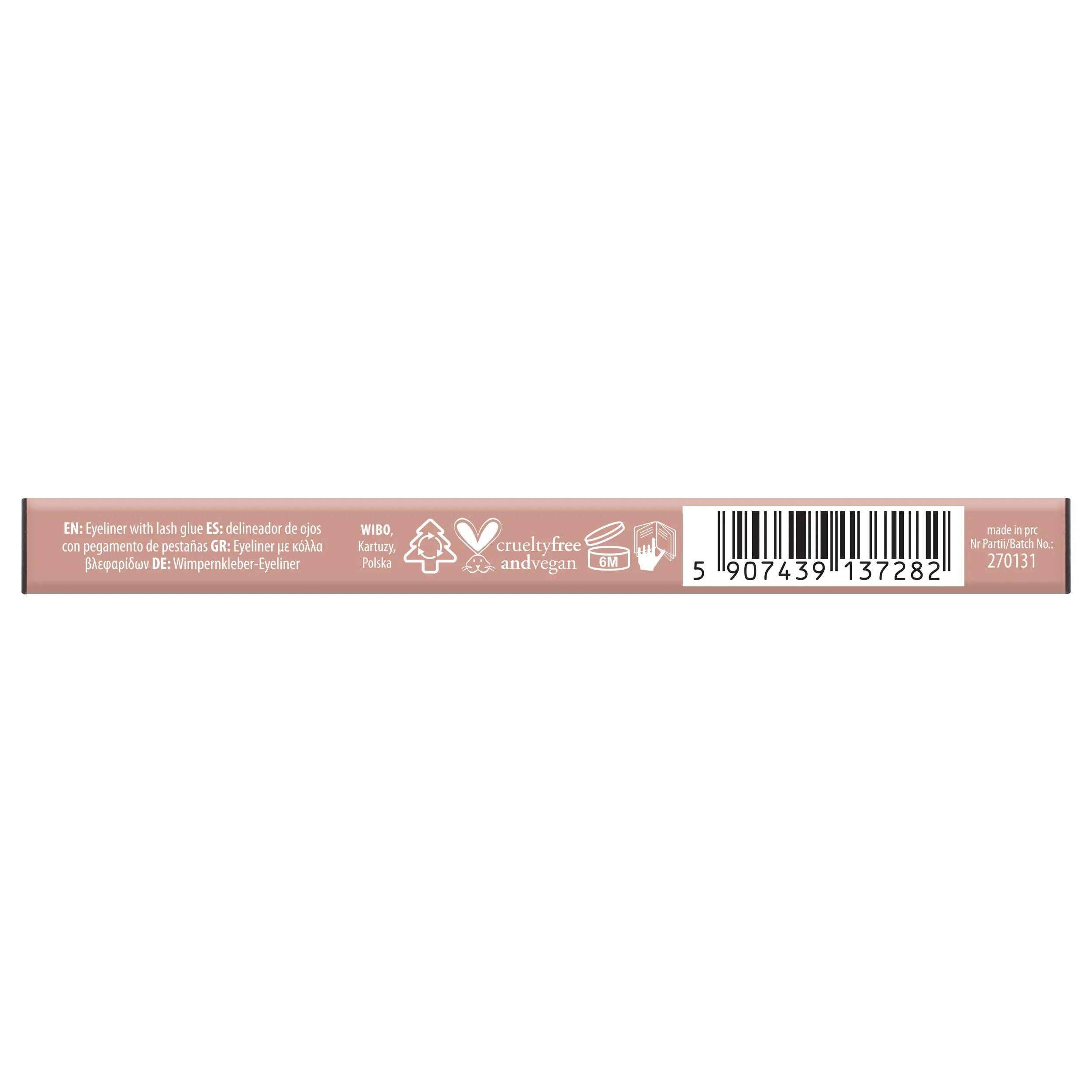 NAM 2in1 Lash Glue Eyeliner, Precision Black Eyeliner & Lash Adhesive