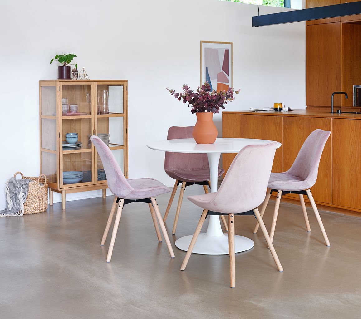 Dima Dining Chair with Wooden Legs