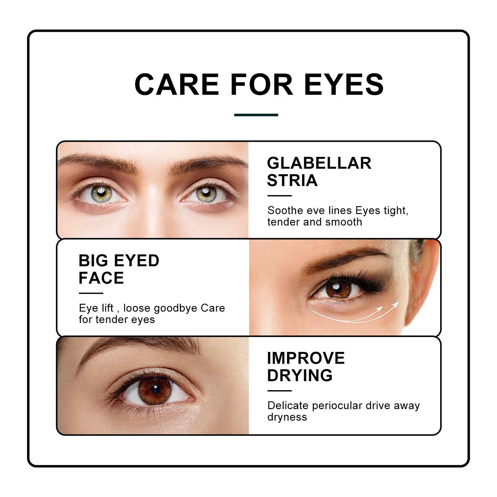 Revitalize Your Eyes with Moistening and Firming Ginseng Essential Oil, Reduce Wrinkles, Brighten Skin ,10ml/box