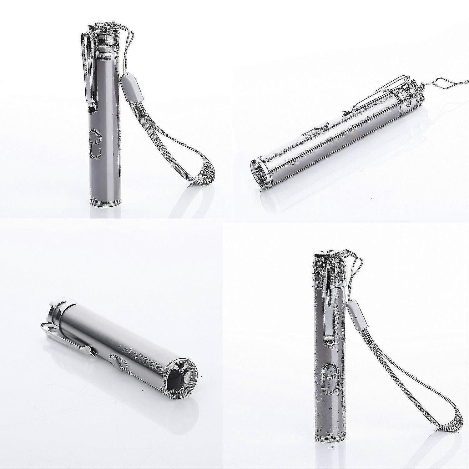 Usb Rechargeable Pet Toys Cat Training Laser Pointer With Led Flashlight
