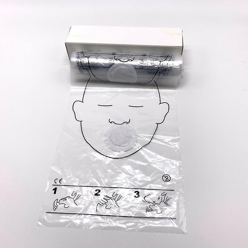 36pcs CPR Face Shield Roll Disposable Barrier for First Aid
