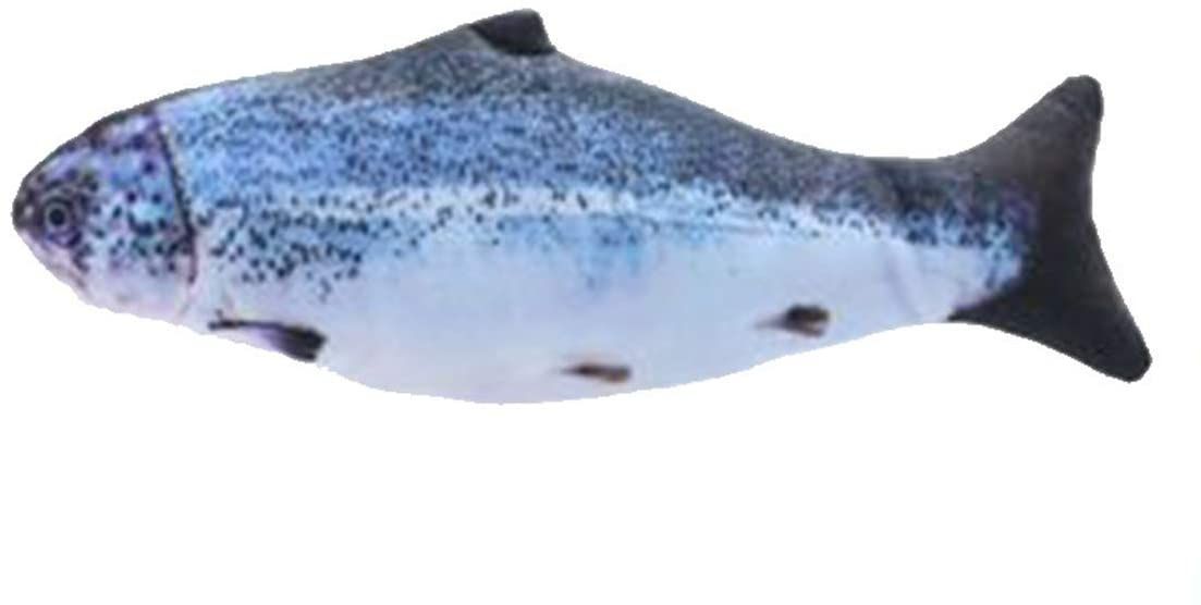 Cat Electric Fish Toy Moving Fish Catnip Plush Toy USB Charging 3D Simulation Active Dolls