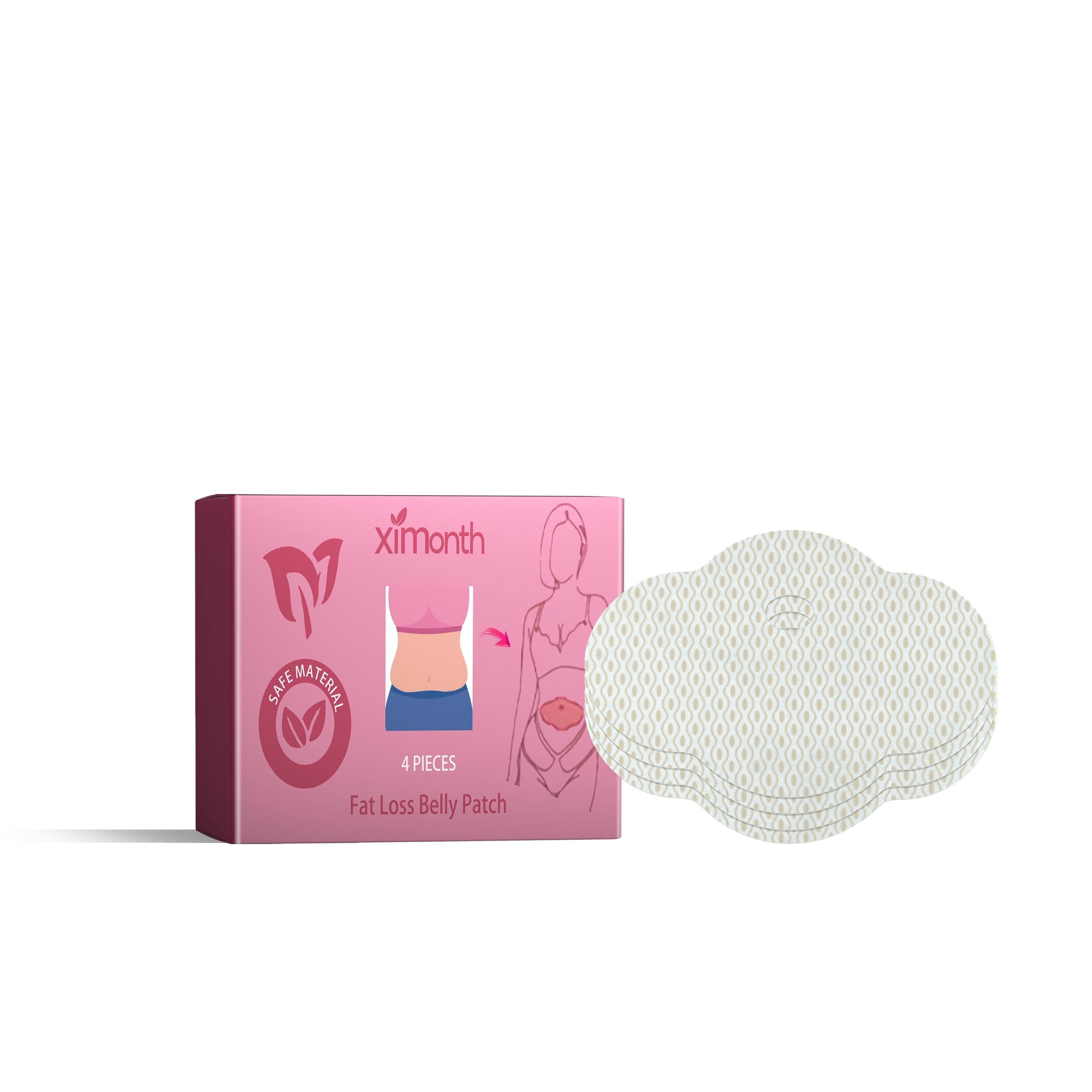 Body Care Patch, Tummy Tuck, Fat Burner, Slimming, Belly Button Patch ,4pieces