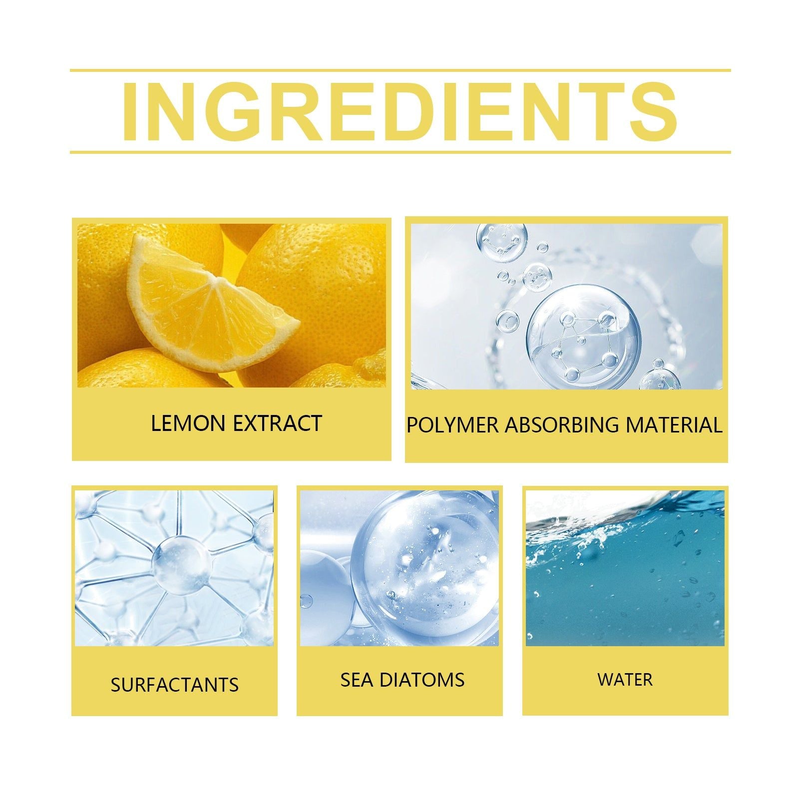 Air Freshener Lemon Scent, Long-Lasting Odor Eliminator, Freshen Living Room Bedroom Bathroom ,70g