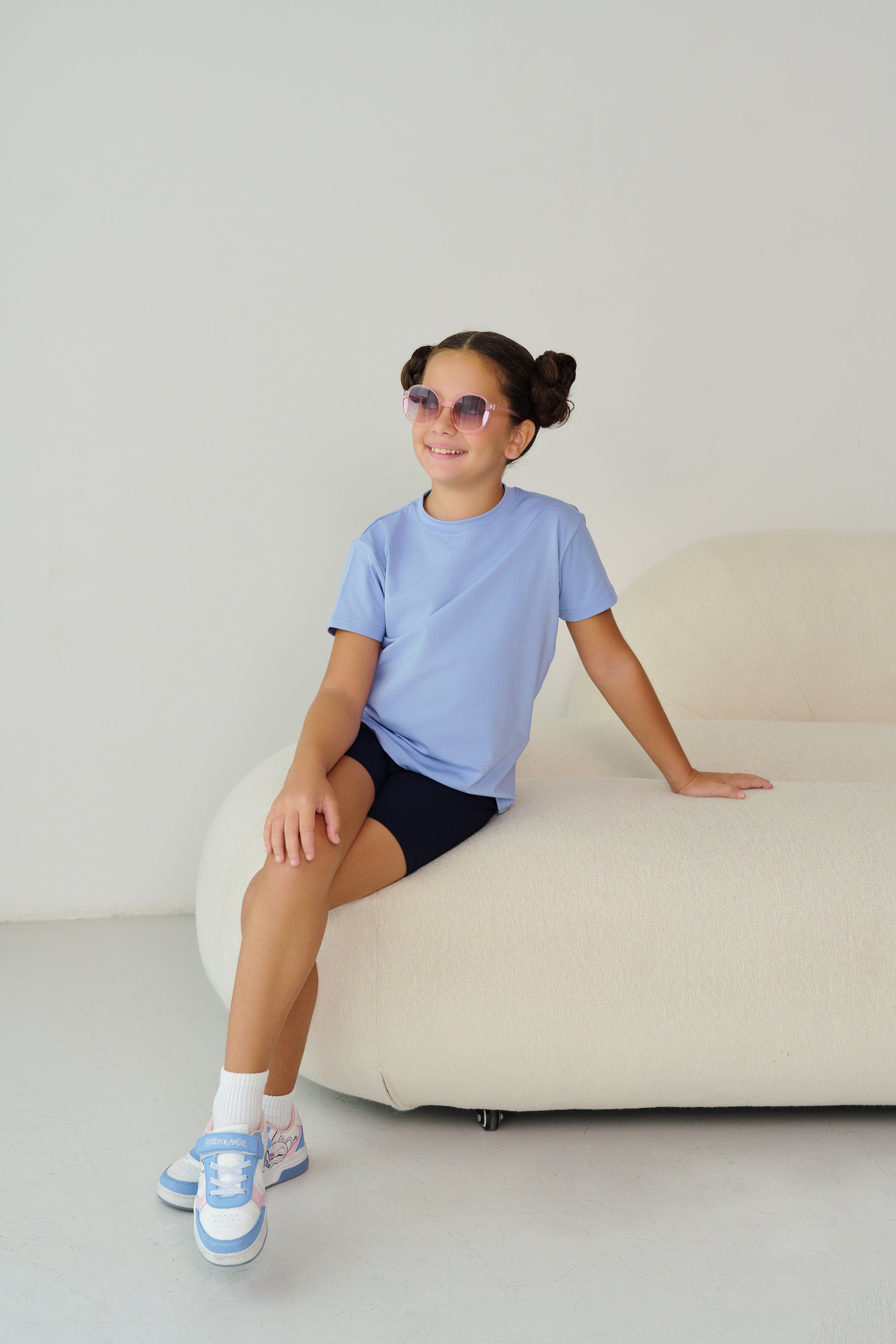 تي شيرت MULU Classic للأطفال (للجنسين) - أزرق فاتح