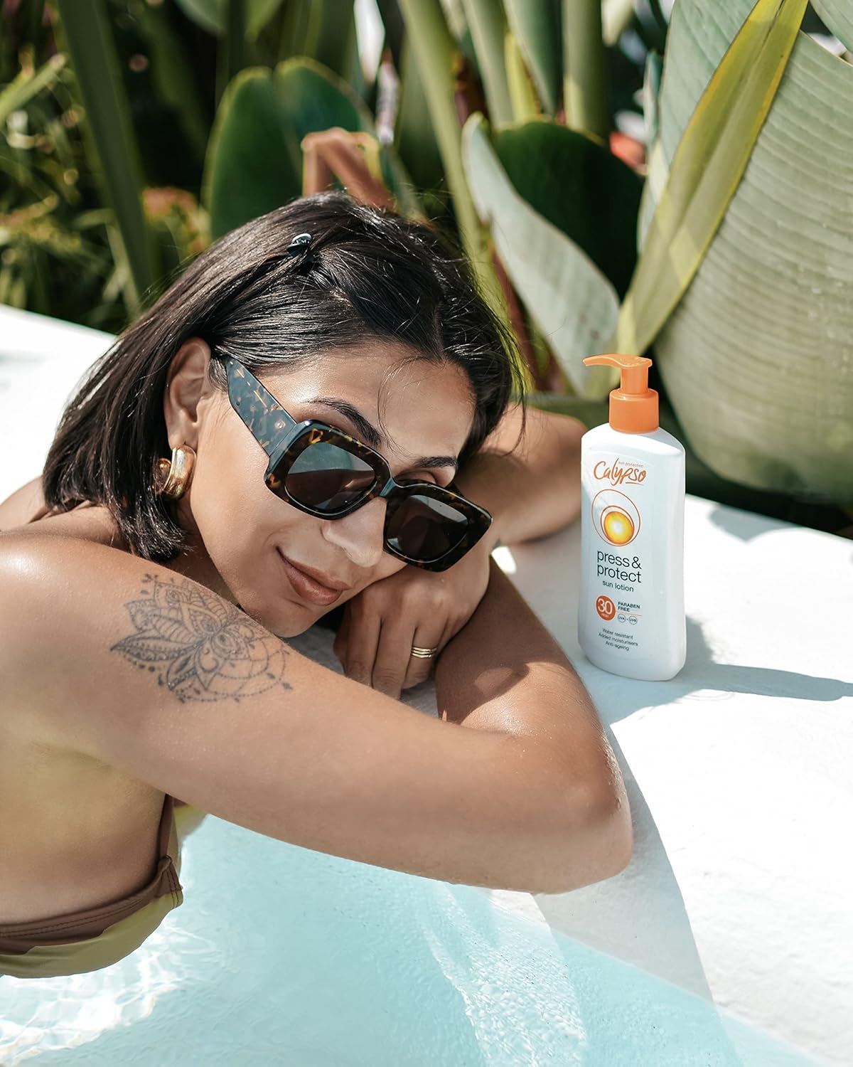 Calypso press & prot spf30 sun lot 200ml