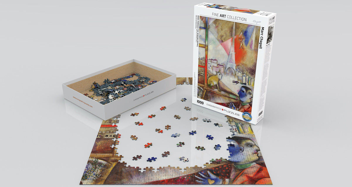 Paris through the Window (Detail) 1000 Pieces Puzzle