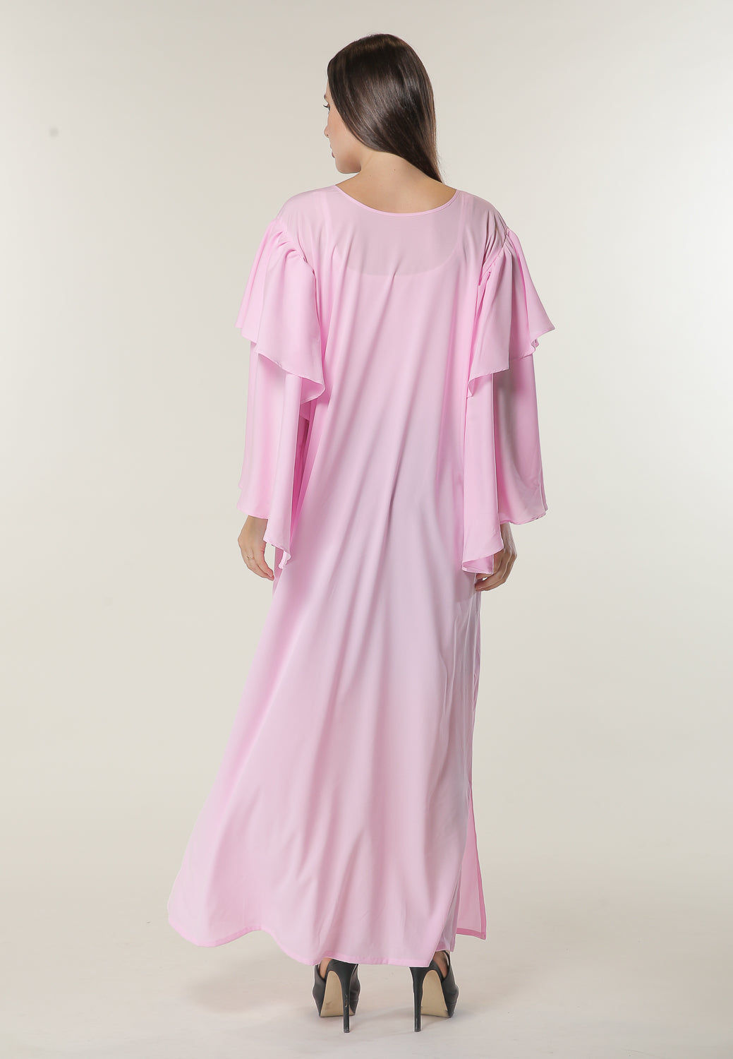 MOiSTREET Frilled Sleeves Under Abaya