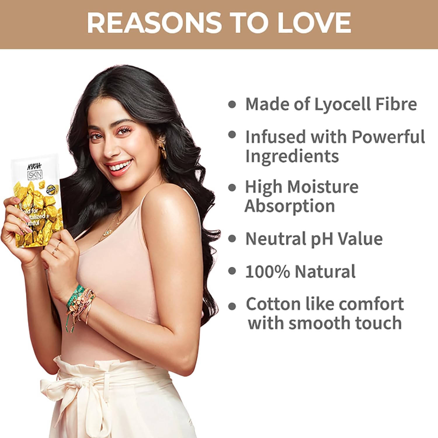 قناع ورقي للبشرة من Nykaa Skin Secrets Snail Sheet Mask