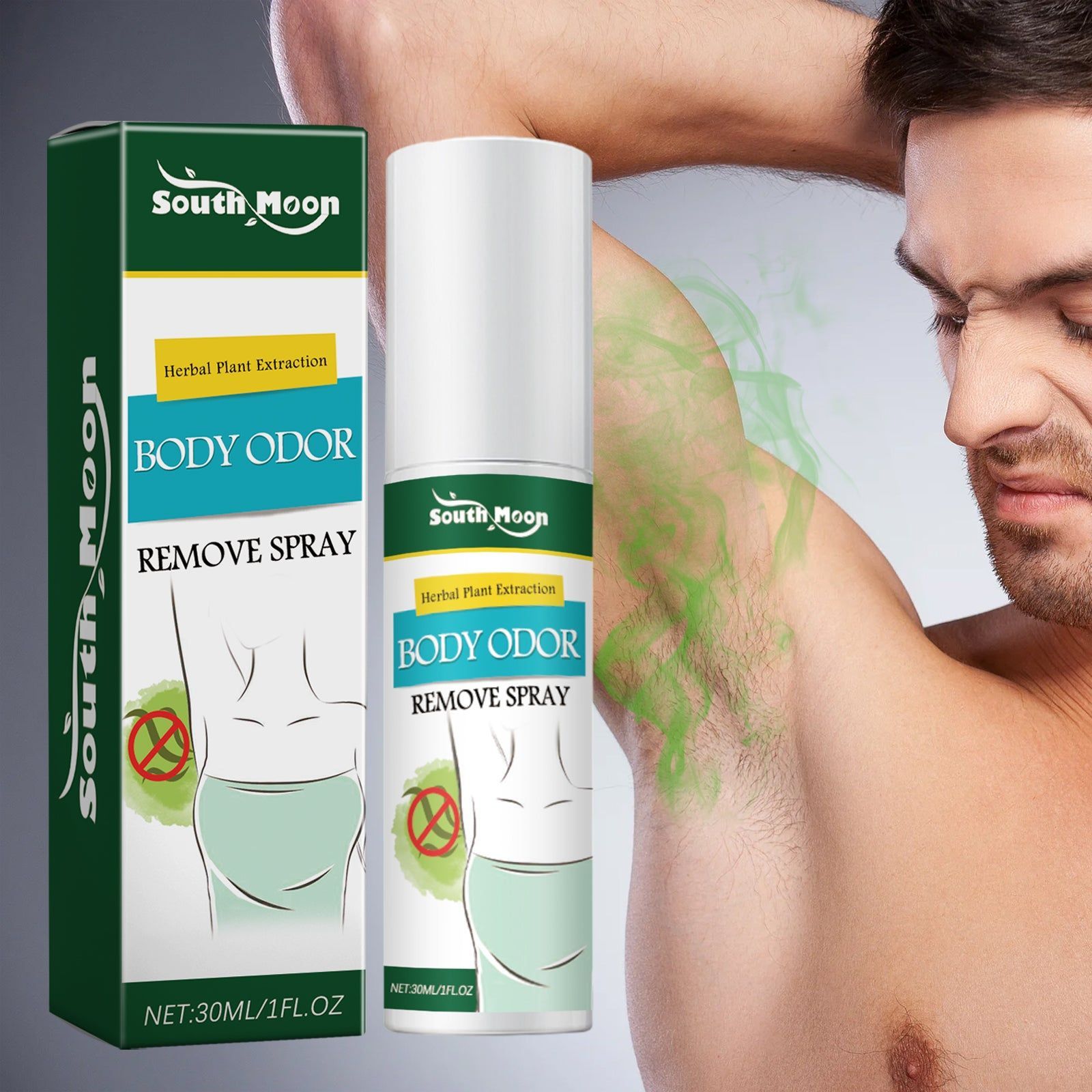 Antiperspirant Deodorant Spray, Long-Lasting Freshness, Odor & Sweat Control ,30ml