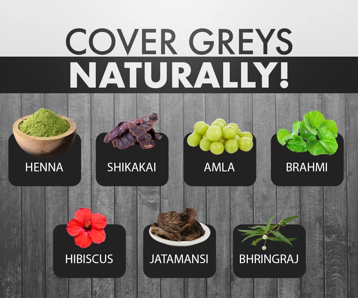 Urban Gabru Beard Color with Henna Power for Men, 70g - Black