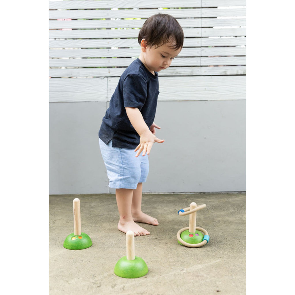 PlanToys Meadow Ring Toss — Wooden Game