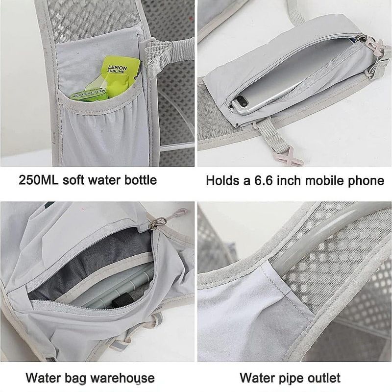 Running Hydration Vest Water Backpack Hydration Pack for Cycling Running Hunting