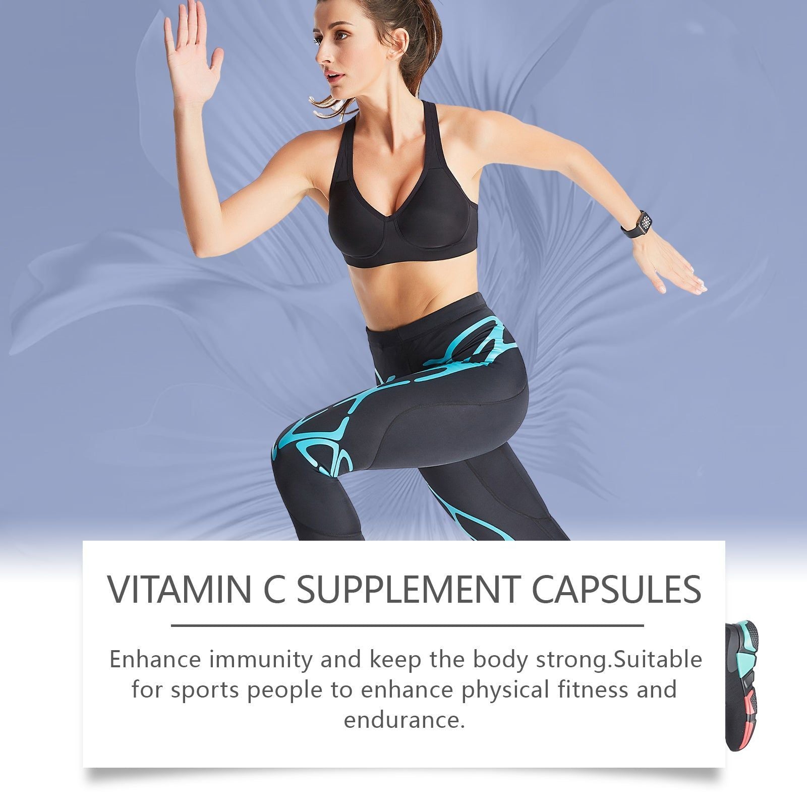 Vitamin C Capsules for Body Care, Immune Boost, Antioxidant Support, Daily Health Supplement ,60 capsules