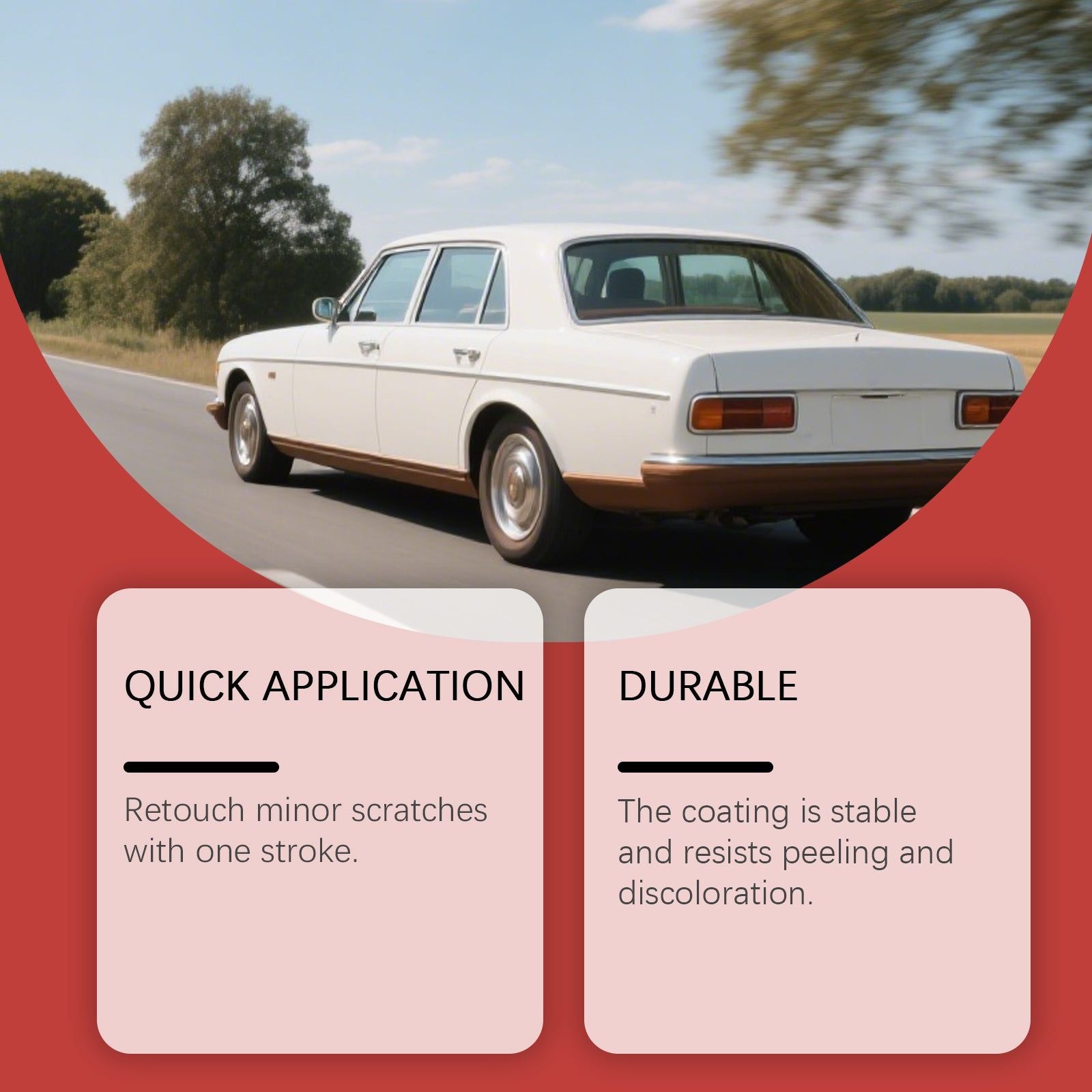 Car Scratch Care Pen, Quick Repair, Surface Touch-Up, Easy to Use, Durable, Auto Paint Fix ,5ml