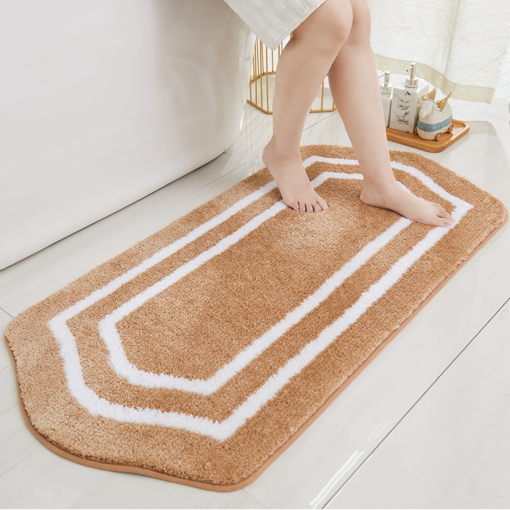 AIESY® Extra Thick Linen Anti-Slip Soft Bath Mats