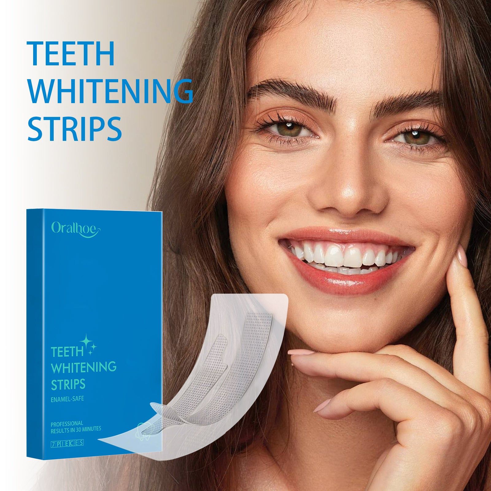 Brighten Your Smile with Gentle Dental Care, Teeth Whitening Strips for Sensitive Teeth ,7pieces