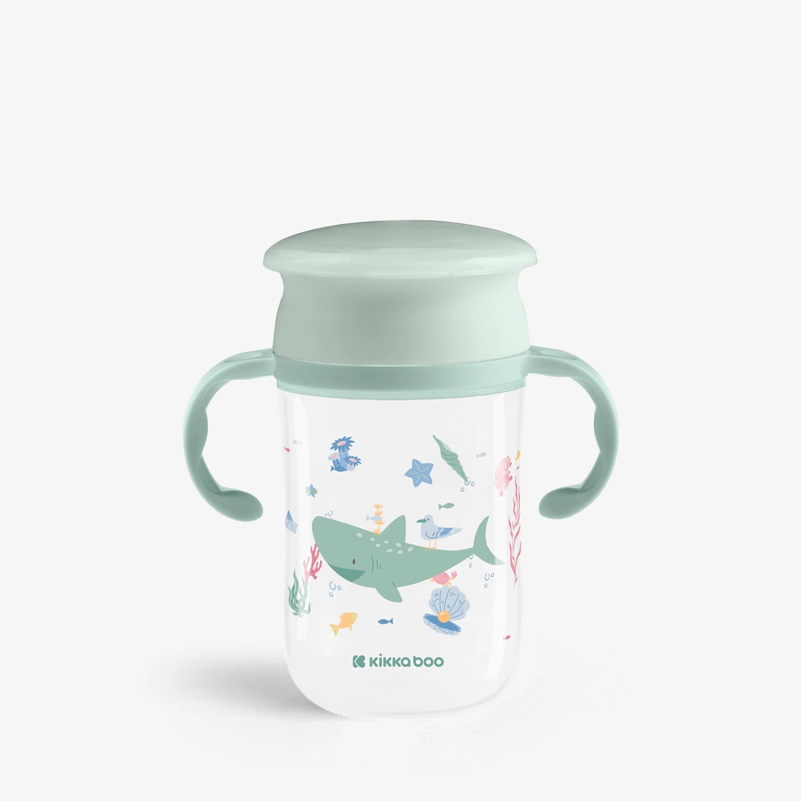 360 Drinking Cup 300ml Deep Sea Mint-Kikkaboo