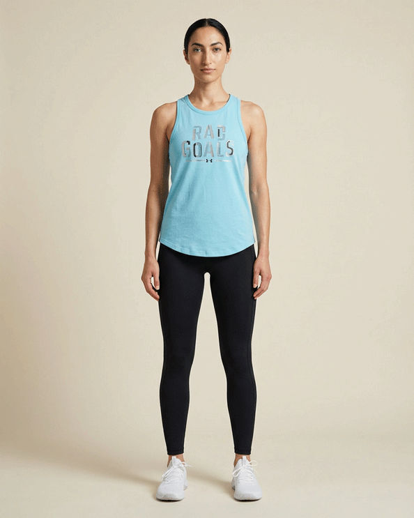Under Armour-Shirt Blue RD GOALS