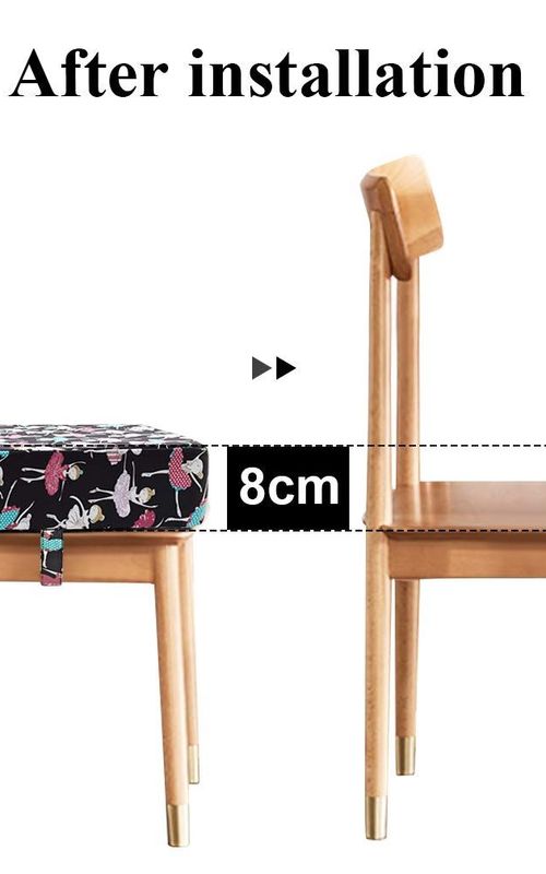 Toddler Booster Cushion Baby Chair Pad Heightening Dining Chair Cushion Cartoon Seat Mat