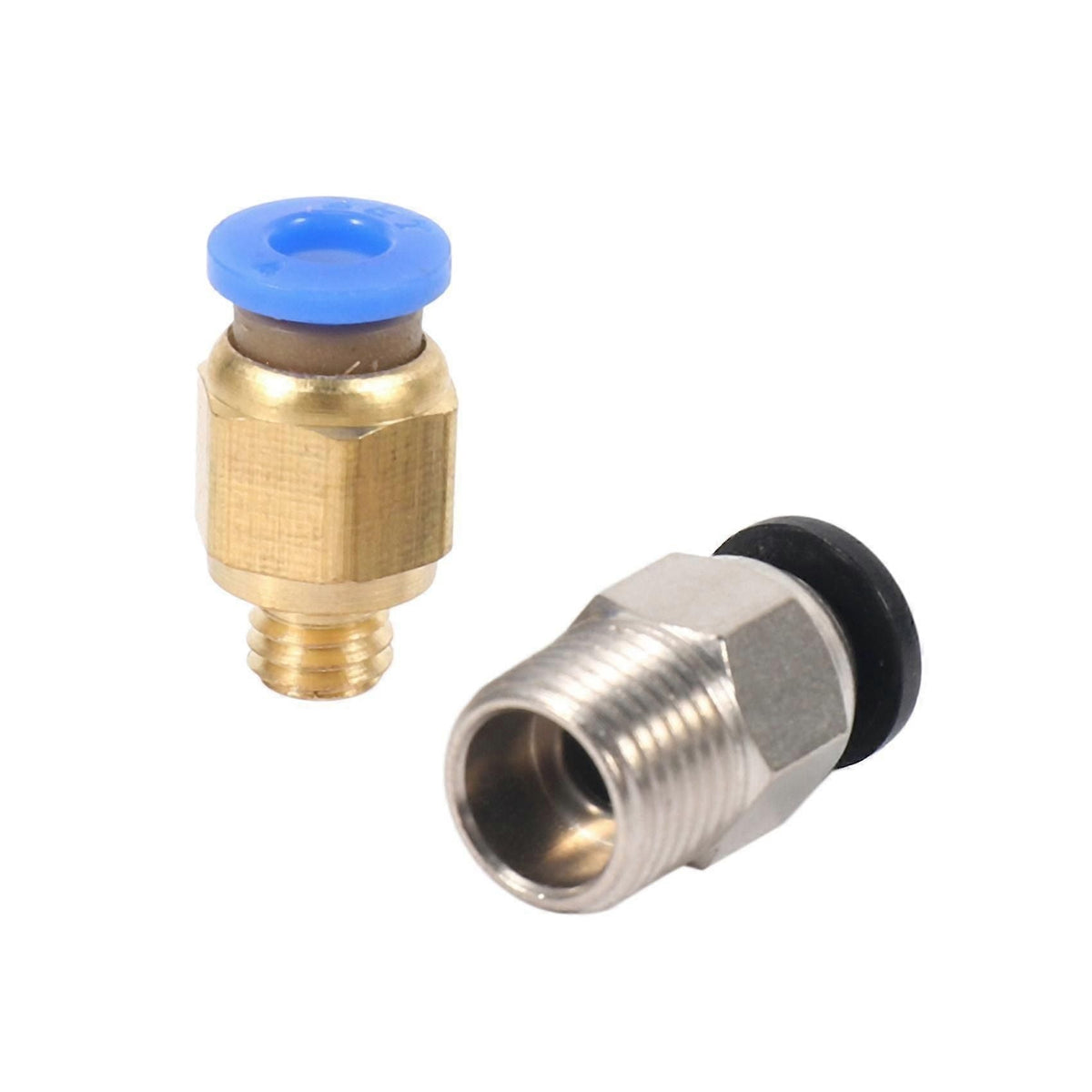 Pc4-m10 Straight Pneumatic Fitting Push To Connect + Pc4-m6 Quick In Fitting For 3d Printer Bowden