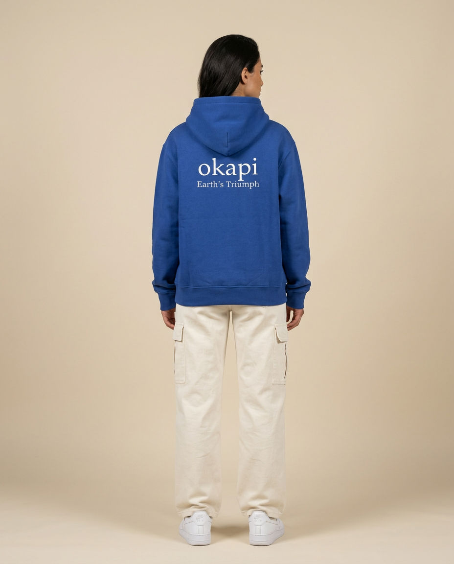 Okapi Blue Canopy Hoodie