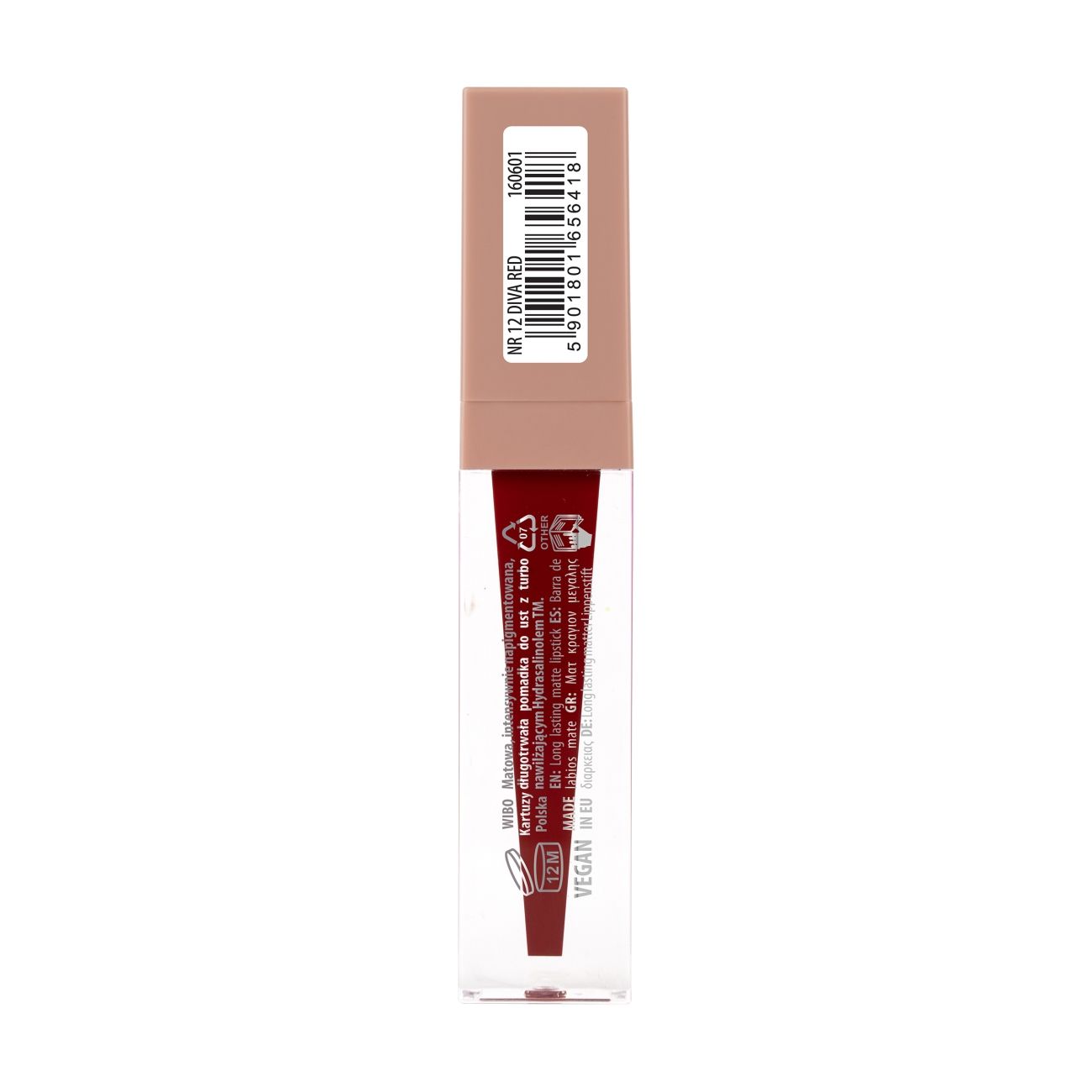 NAM Iconic Matte Liquid Lipstick, Retractable Vegan Matte Formula, 3.5ml